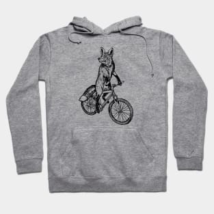 SEEMBO Fox Cycling Bicycle Bicycling Cyclist Biking Fun Bike Hoodie